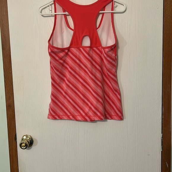 Women's Danskin Now Striped Racer Back Tank Top With Shelf Bra - Picture 2 of 8